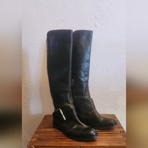 Spirit By LucheseBlack Over the Knee Boots